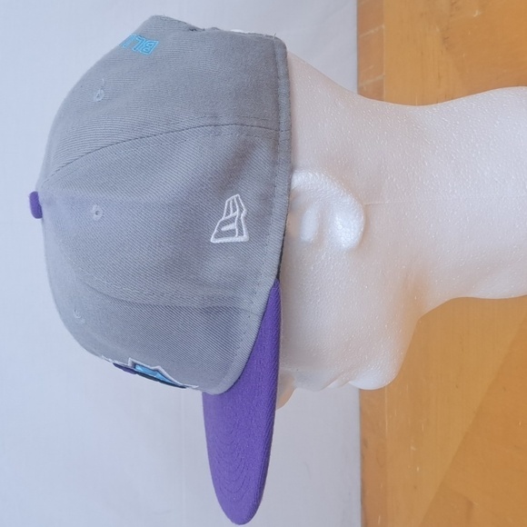 New Era Toronto Blue Jays embroidered logo gray & purple baseball snapback hat - Picture 2 of 7